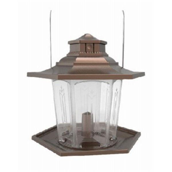 Classic Brands Classic Brands 213383 Lantern Bird Feeder - Small  Copper 213383